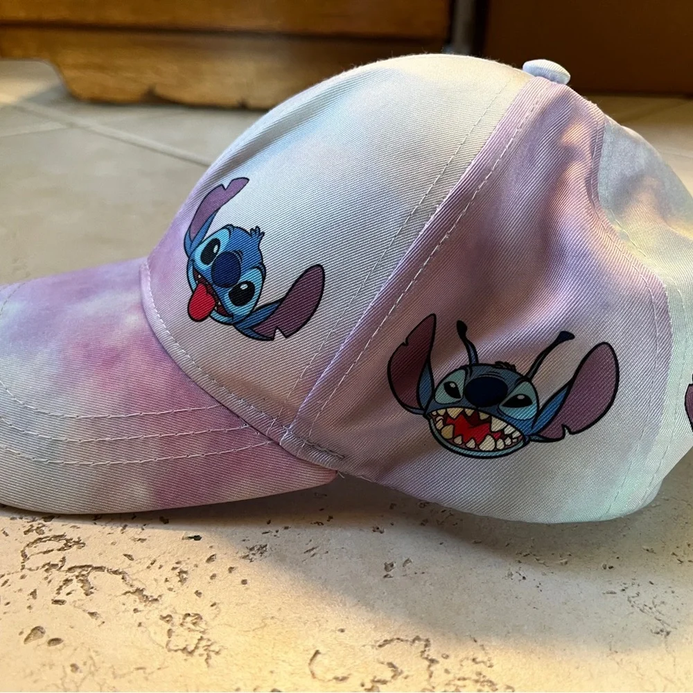 Youth Disney Stitch Purple and Pink Hat adjustable